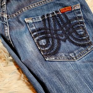7 For All Mankind 30 A Pocket Boot Cut Jeans